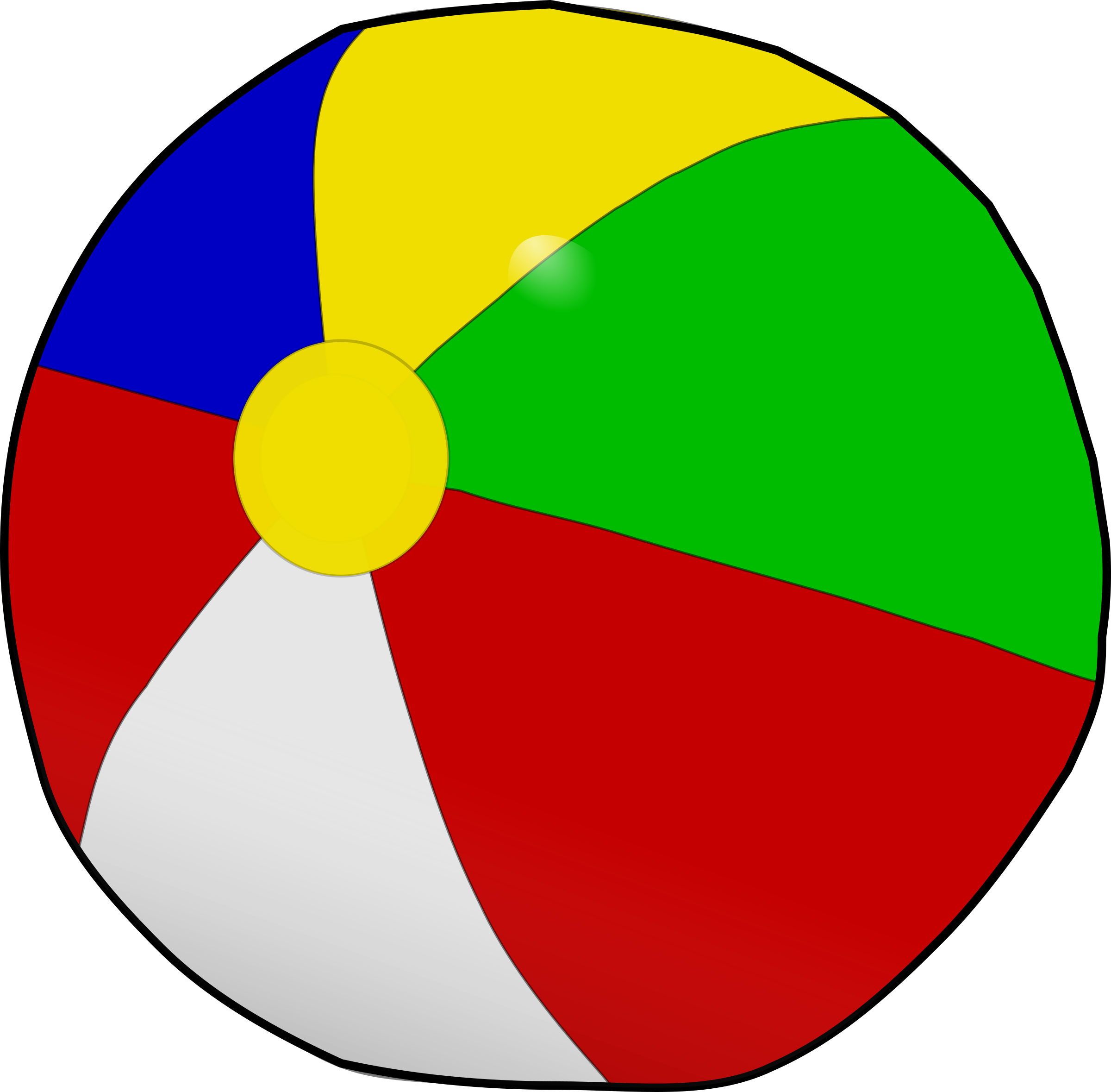 Clipart - Beach Ball - Clip Art Beach Ball (2400x2358)