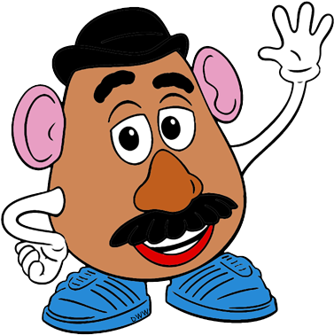 Potato Head - Mr Potato Head Clip Art (383x384)