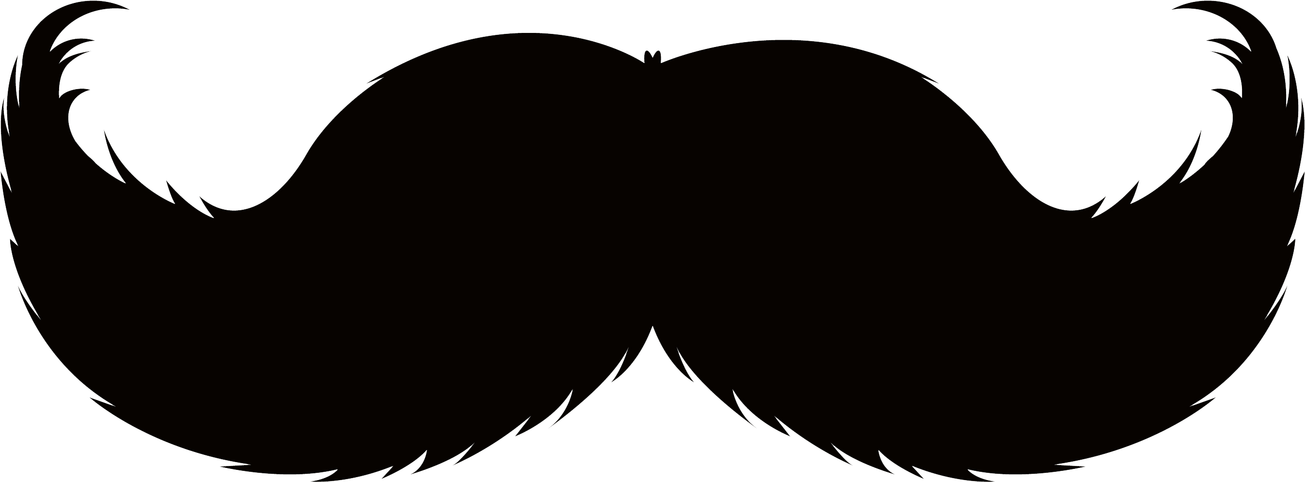 Mustache Cool Clipart Moustache Pencil And In Color - Moustache Clipart (2800x1900)