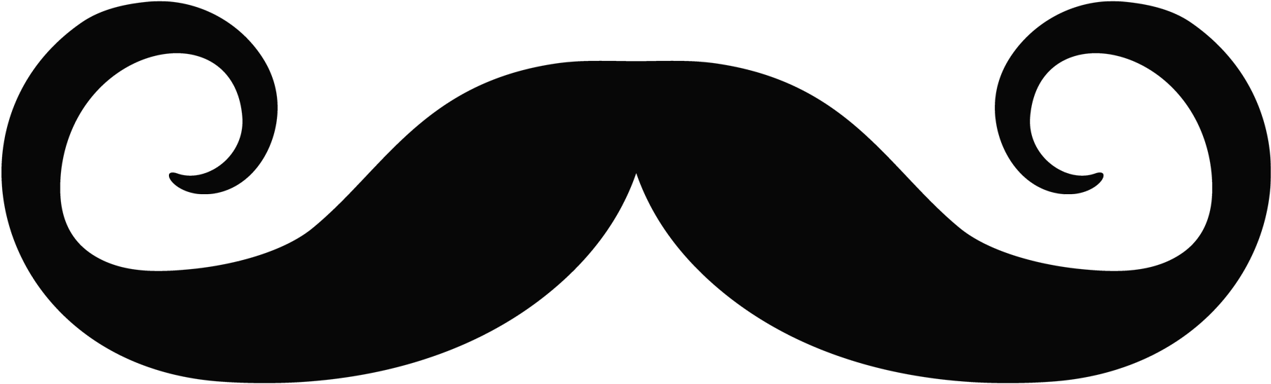 Moustache Png Image - Moustache Png (2000x992)