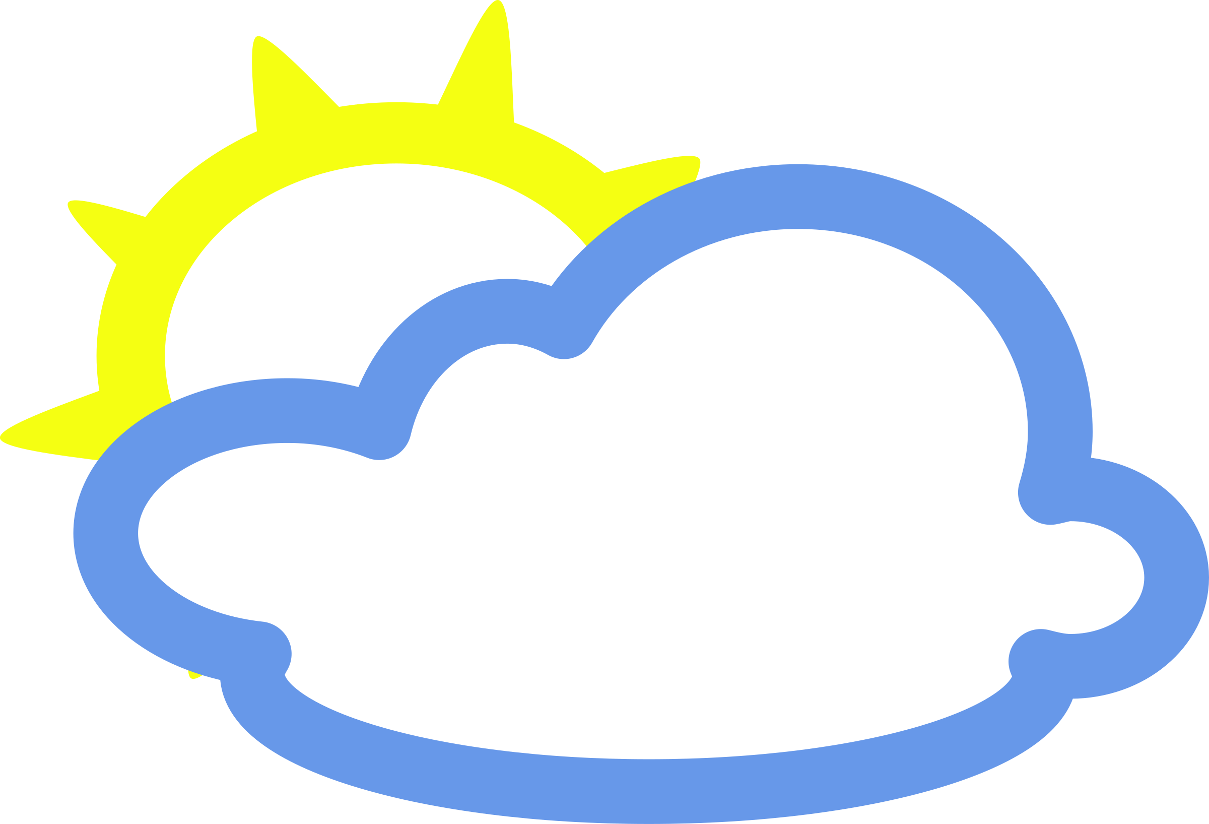 Big Image - Weather Forecast Symbols Cloudy (2400x1635)