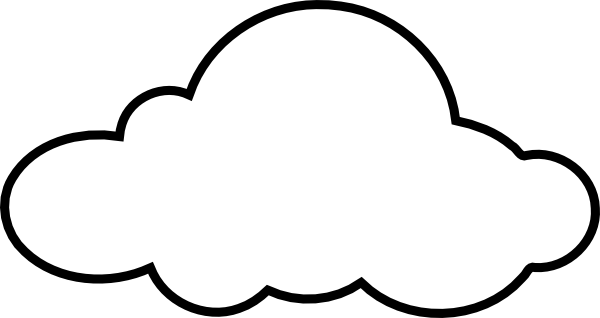 White Cloud Clip Art At Clker - White Clouds Vector Png (600x318)
