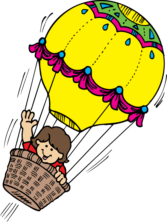 Hot Air Balloon Clip Art - Hot Air (582x775)
