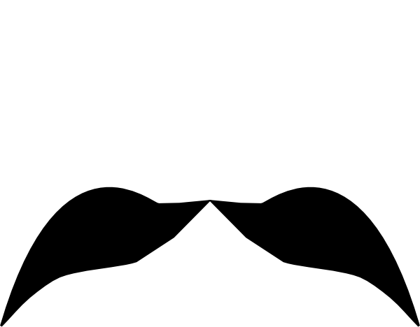 Moustache Clipart (600x468)