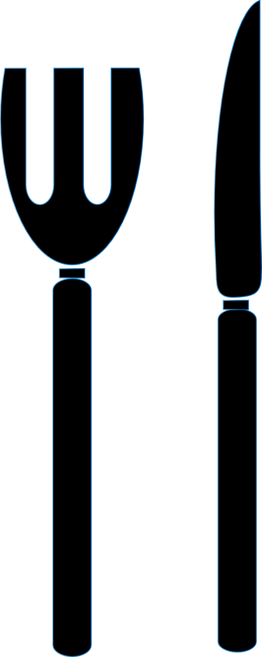 Fork And Spoon Clip Art Clipartsco - شوكة فيكتور (512x1283)