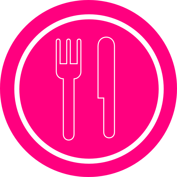 Cartoon Knife And Fork - Restaurant (1105x1105)
