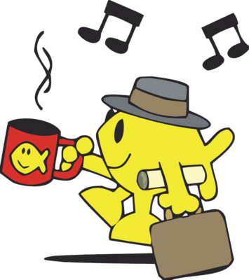 Off To Work Clipart - Off Work Clipart (355x400)