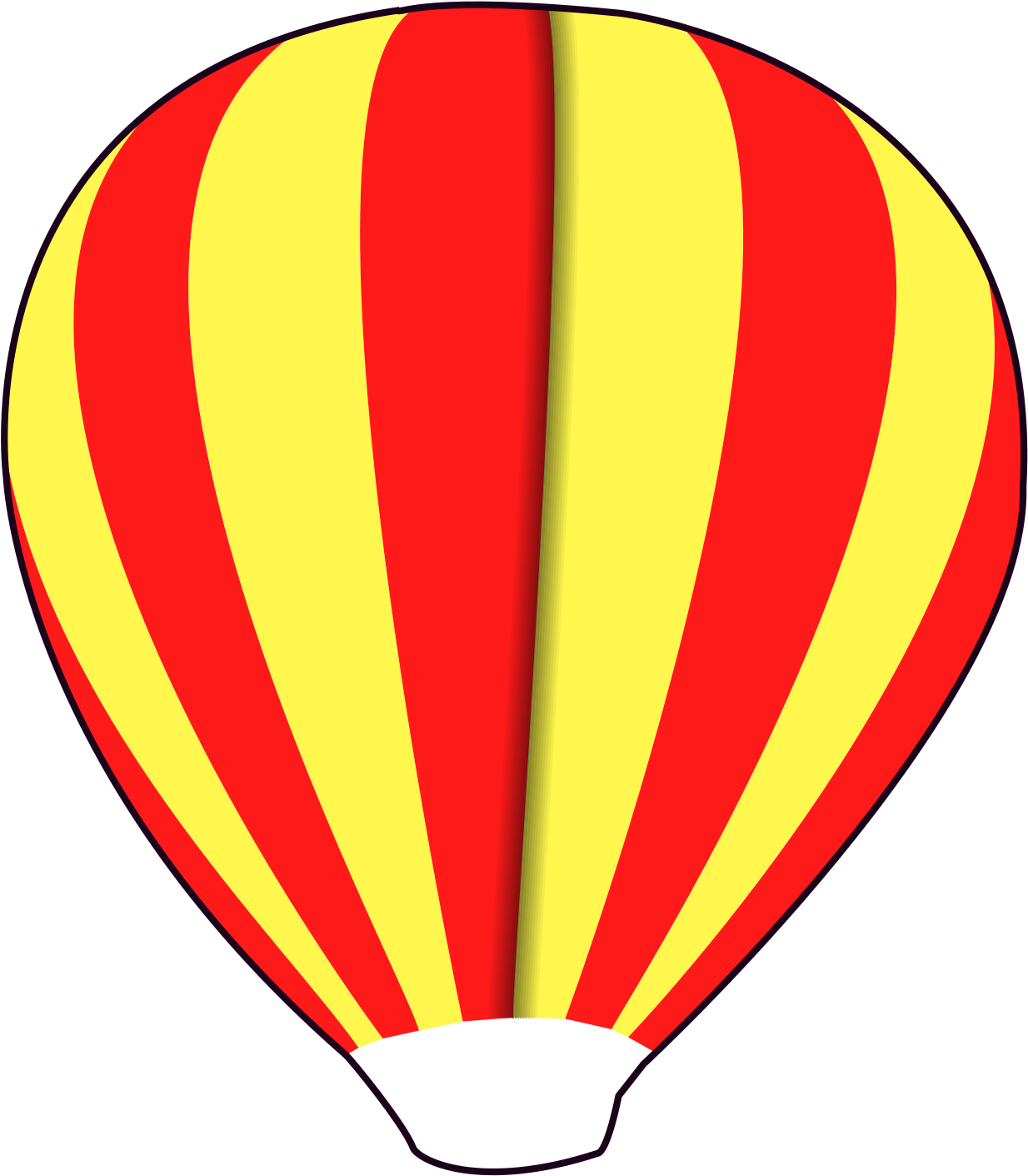 Hot Air Balloon - Hot Air Balloon Clip Art (1570x2400)