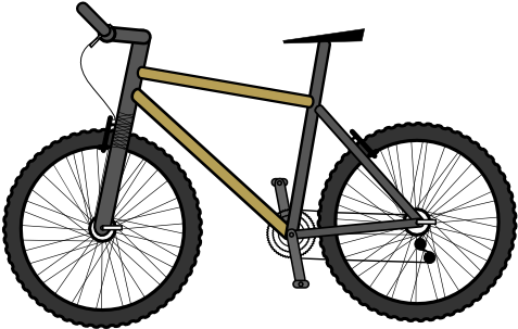 Bicycle Clip Art At Vector Clip Art - Cannondale Trail 5 2018 Black (600x375)