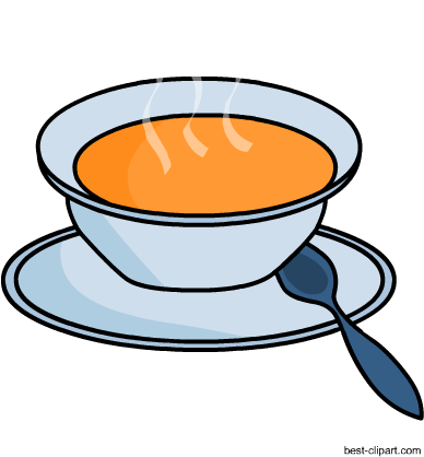 Hot Soup Free Clip Art Image - Hot Soup Free Clip Art Image (450x450)