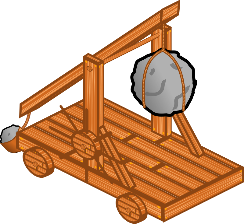 Catapult Clipart - Trebuchet Clipart (818x750)