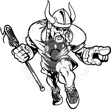 Viking Pointing - Devil Lacrosse Clip Art (361x354)
