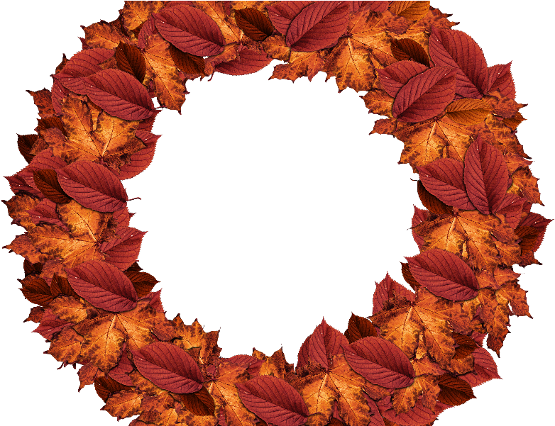 Autumn Leaves Fall Wreath Png - Autumn Wreath Png (800x600)