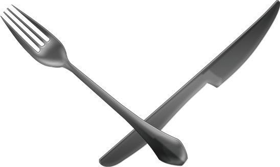 Fork And Knife Png - Knife And Fork Png (548x327)