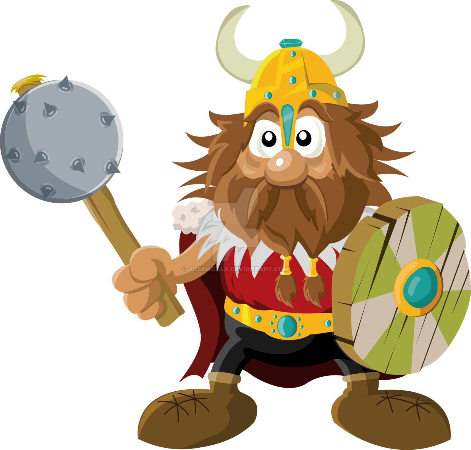 Viking King By Josemgala Viking King By Josemgala - Viking King Cartoon (1600x1527)