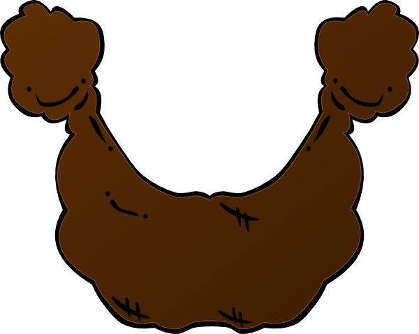 Cartoon Beard Brown Png 600x479 Png Clipart Download