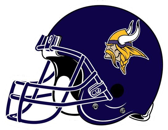 Minnesota Vikings Logo Clipart - Minnesota Vikings Helmet Logo (600x436)