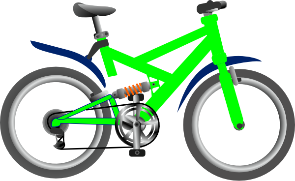 Velo Clipart - Bike Clipart (600x368)