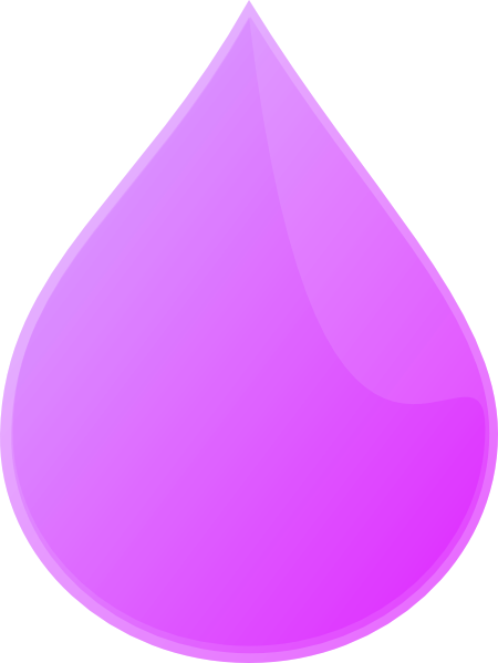 Purple Raindrop Clip Art At Pictures Png Images - Color Raindrop Clipart (450x599)