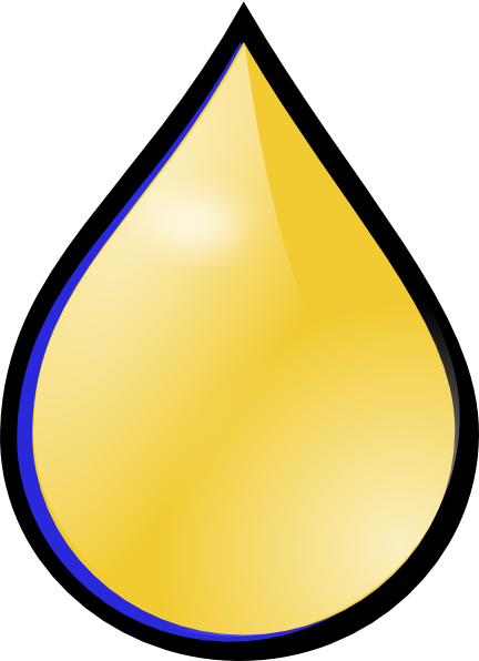 Water Drop Yellow Icon Png (432x596)