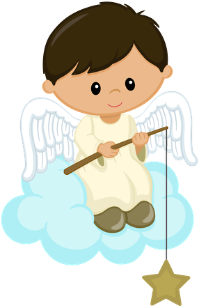 Angel Boys - Angel Christening Png (286x442)