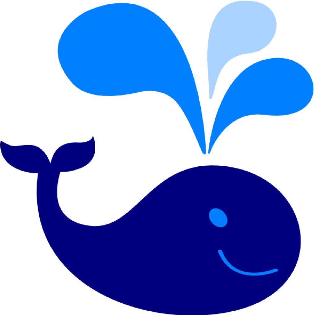 Chic Inspiration Baby Whale Clipart Blue Clip Art At - Blue Whale Clip Art (1024x1024)