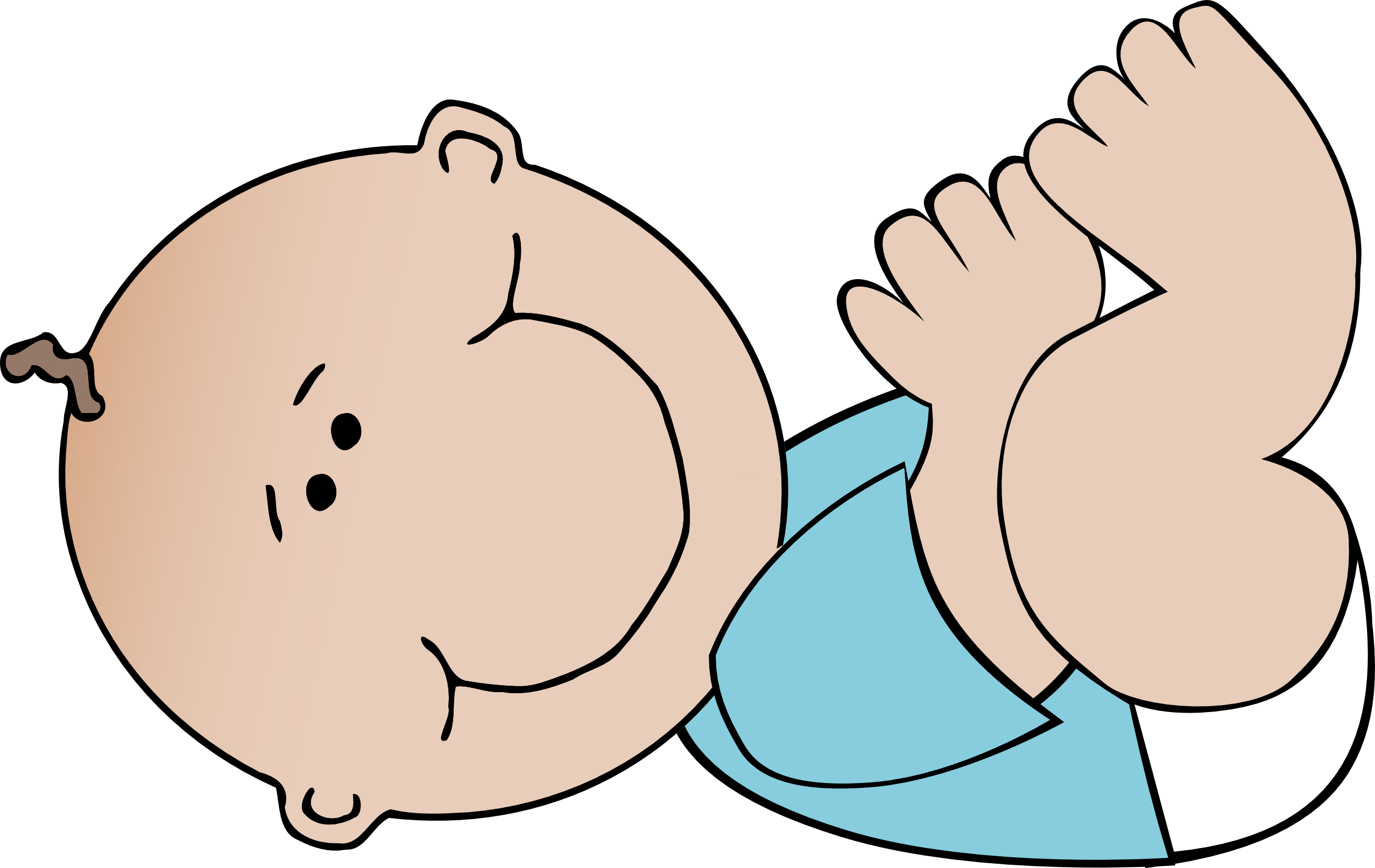 Images For > Newborn Baby Boy Clipart - Baby Boy Clip Art (2555x1614)