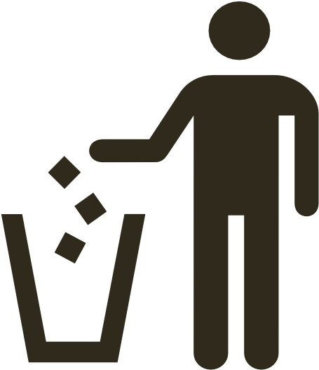 Do Not Litter Svg Clip Arts 600 X 600 Px - Trash Can Icon Vector (600x600)