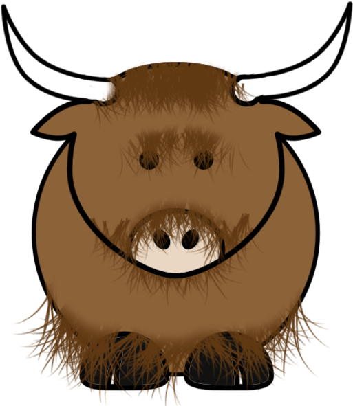 Yak Free Images At Clker Com Vector Clip Art Online - Yak Cartoon (539x600)