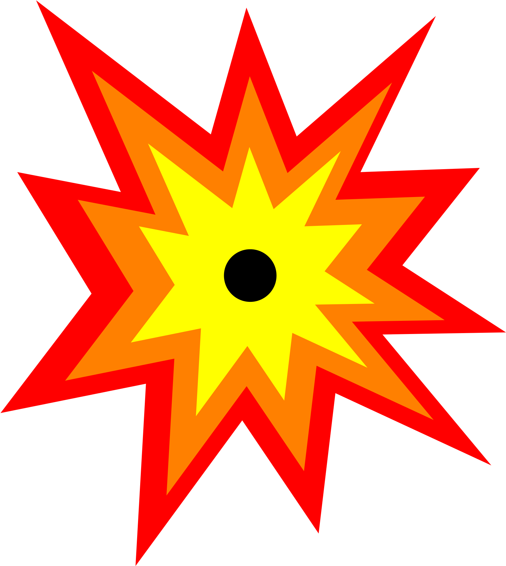 How To Set Use One Eyed Sun Fire Icon Png - Explosion Cartoon (2000x2000)
