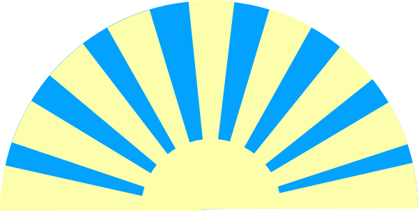 Sun Blue Clip Art Vector Online Royalty Free & Public - Love (600x303)