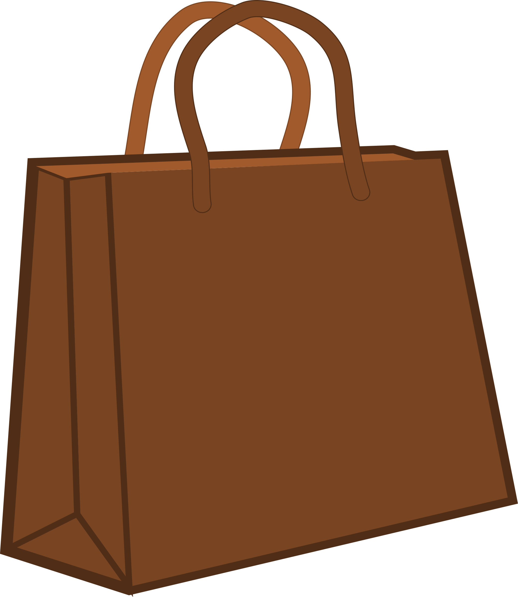 Free To Use Public Domain Shopping Bag Clip Art - Paper Bag Clipart (2083x2400)
