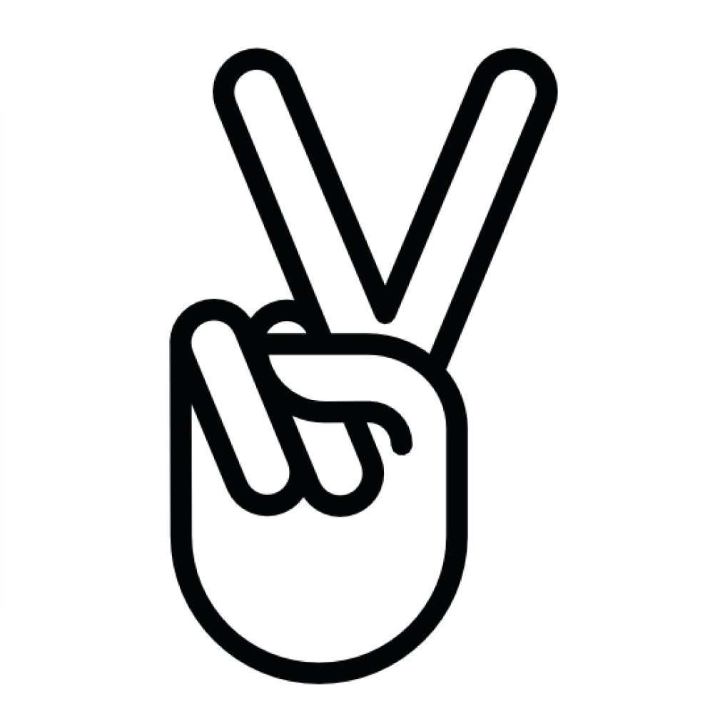Peace Sign Clip Art Clipartist Clip Art Hand Peace - Peace Sign Hand Png (1024x1024)