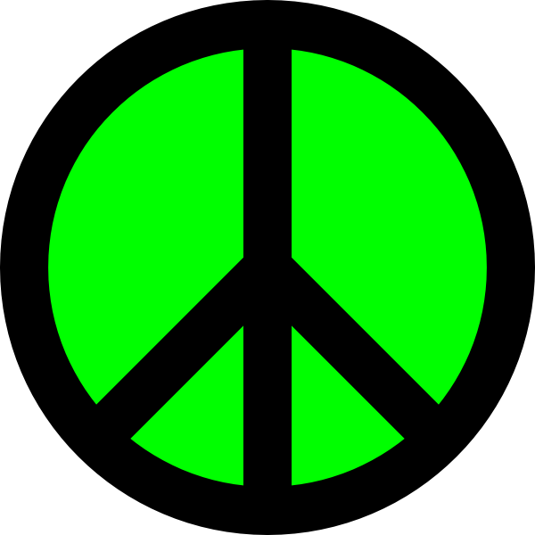 Hippie - Clipart - Pee Dee Academy Eagles (600x600)