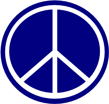 Navy Logo Clip Art - Peace Symbol Round Ornament (532x752)