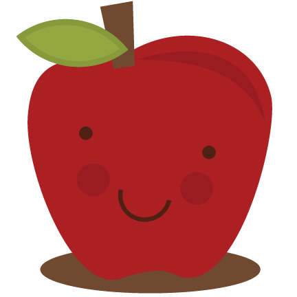 Smile Clipart Cute - Cute Apple Clipart (432x432)