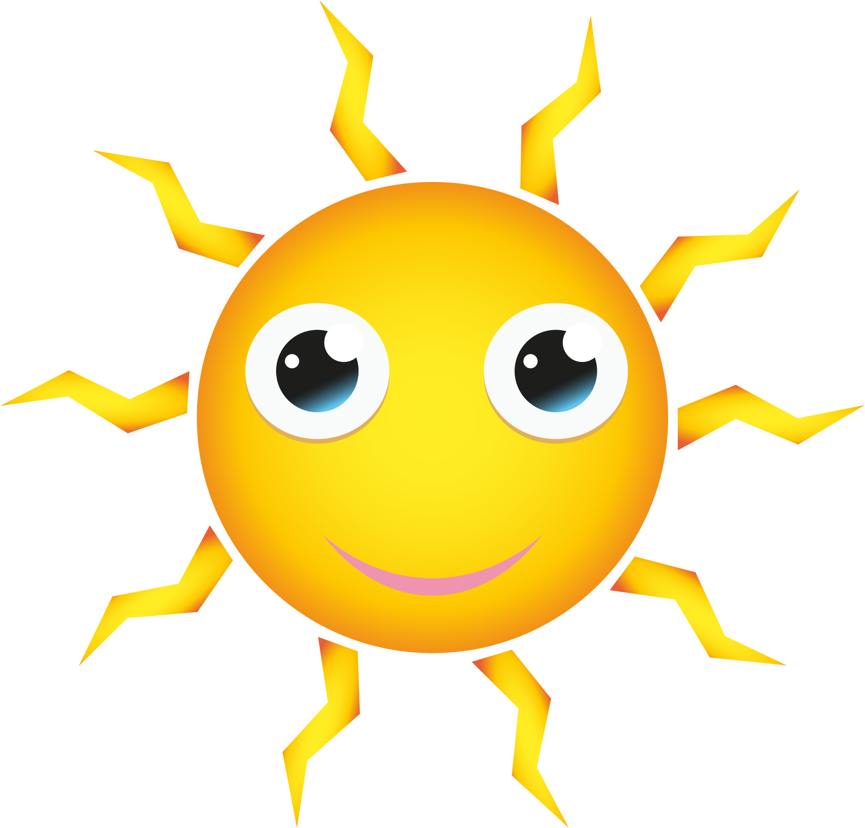 Cartoon Sun Clip Art - Happened In Brooklyn, Nyc? (1742x1668)