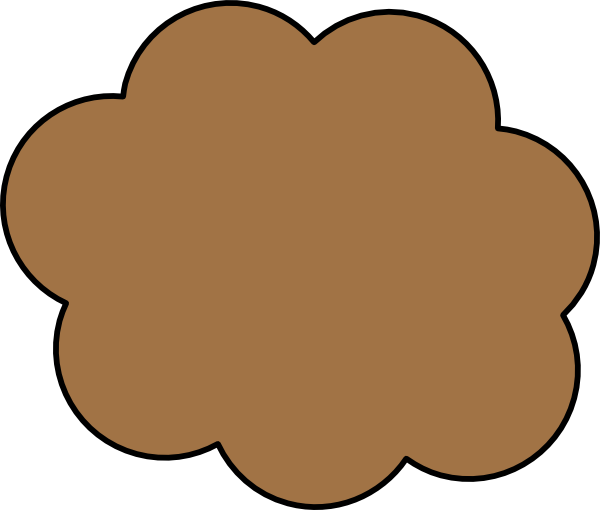 Brown Cloud Svg Downloads Cartoon Download Vector Clip - Pollution Clouds Clip Art (600x510)