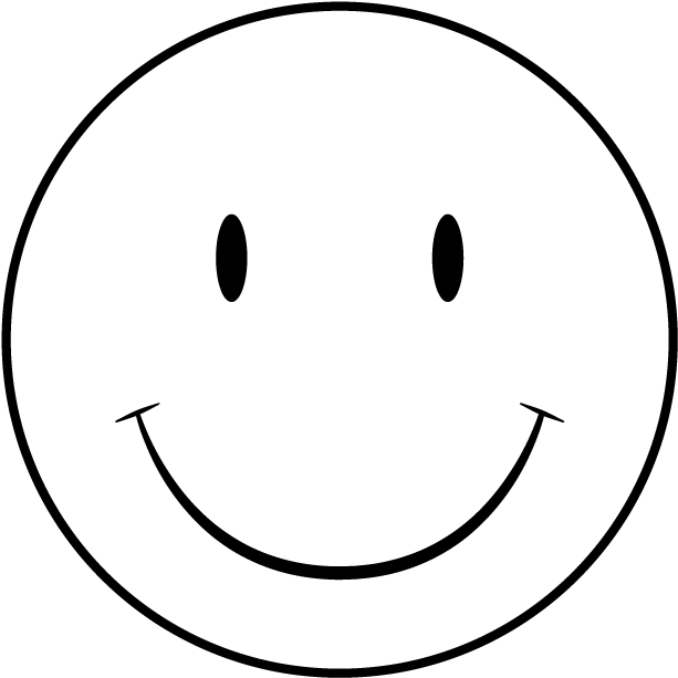 Smiley Face Templates - Smiley Face No Background (766x766)