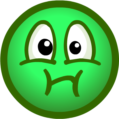 Sick Emoticon Face - Sick Face Clipart (420x440)