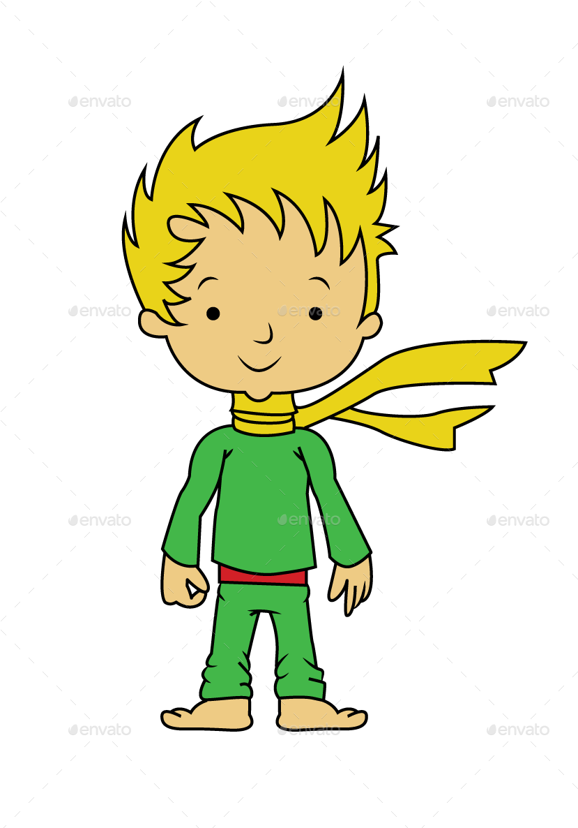 Little Prince Clipart - Cartoon (842x1191)