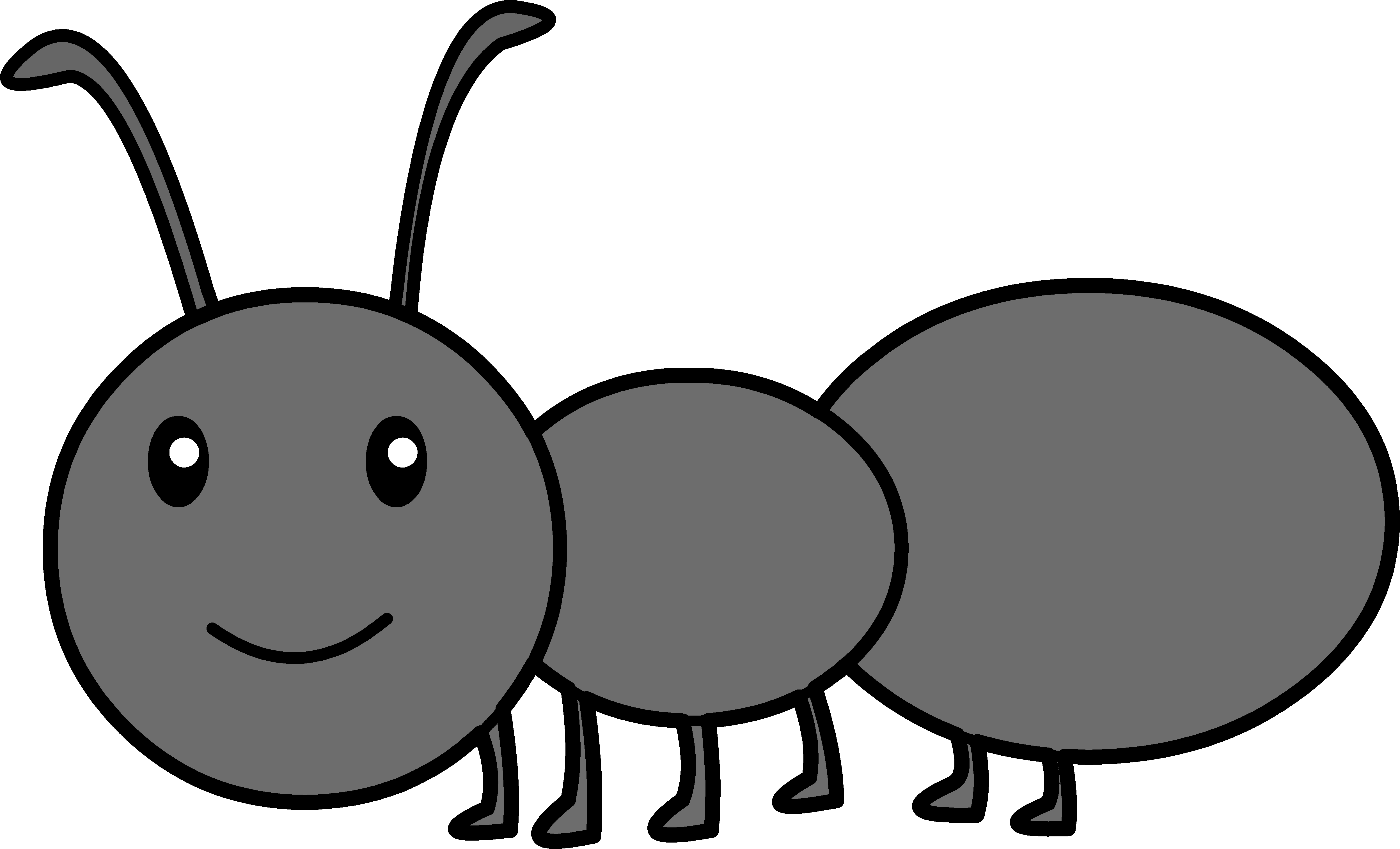 Cute - Cute Ant Clipart (4989x3029)