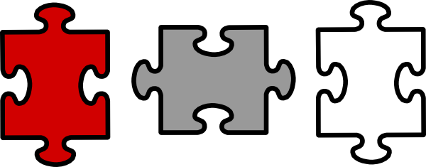 How To Set Use Puzzle Pieces Connected Icon Png - 3 Pièces De Puzzle (600x235)