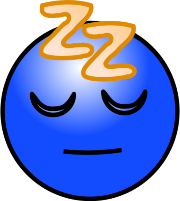Smileys Clipart Sleepy - Emoticon (600x668)