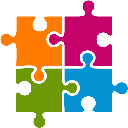 Jigsaw Clip Art - Logo Autism Puzzle Piece (486x489)