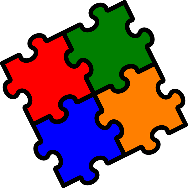 Puzzle Clipart Kid - Puzzle Clipart (600x600)