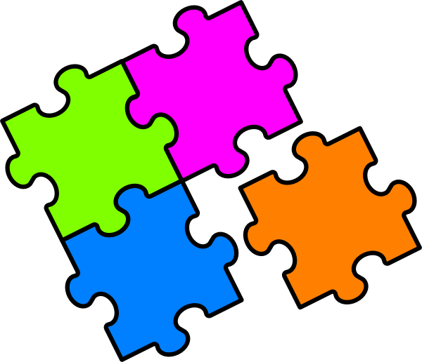 Cool Design Ideas Puzzle Clipart Clip Art At Clker - Jigsaw Puzzle Clip Art (600x516)