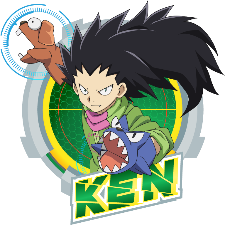 Beyblade Clip Art - Beyblade Burst Characters And Beys (1000x1000)