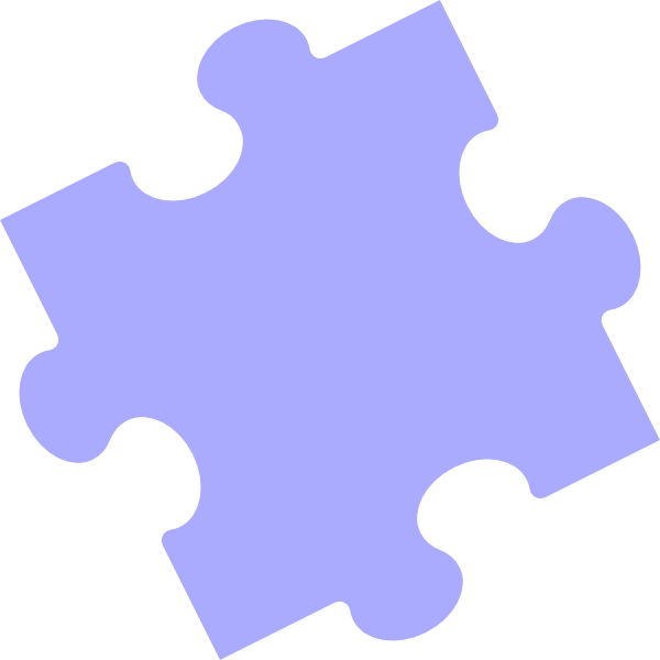 Puzzle Piece Blue Svg Clip Arts 600 X 600 Px - Puzzle Piece No Background (600x600)