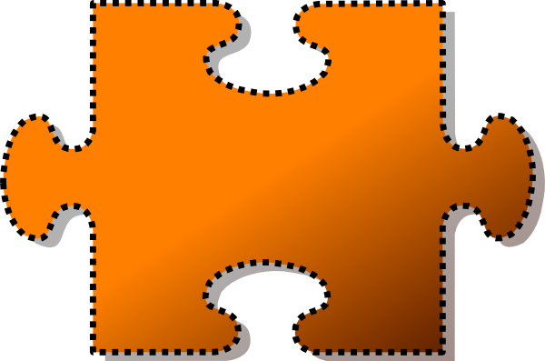 Puzzle Pieces Clip Art (600x397)